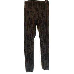 Women’s Varley Luna Leggings in black tie dye high rise 7/8 length xs